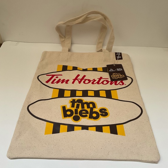 Justin Bieber x Tim HortonsTote Cream Bag - Picture 4 of 8